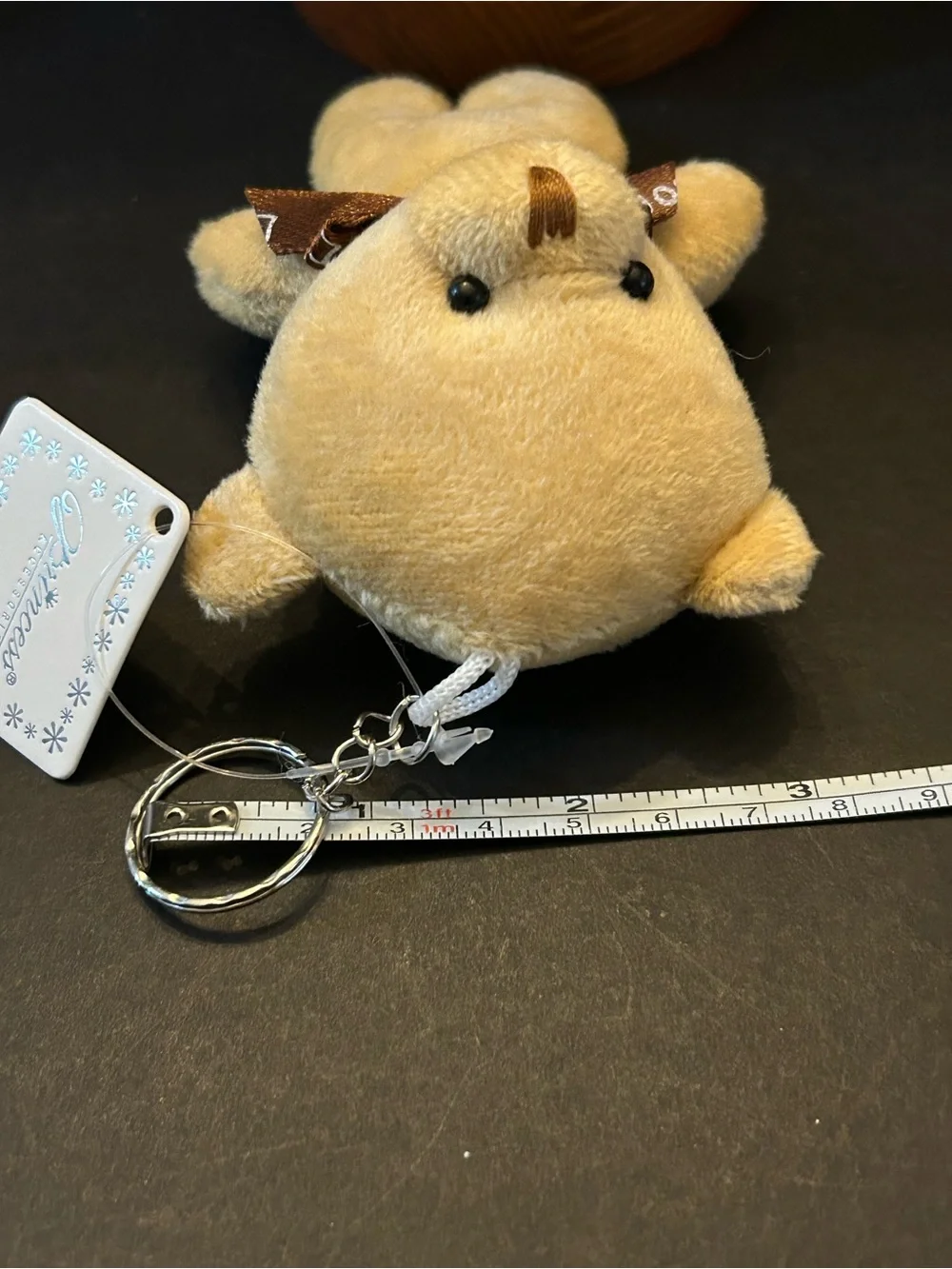 BUY 1 GET 1 FREE Cute Plush Bear 🐻 Keychains w/Brown 'Love' Ribbon Assorted